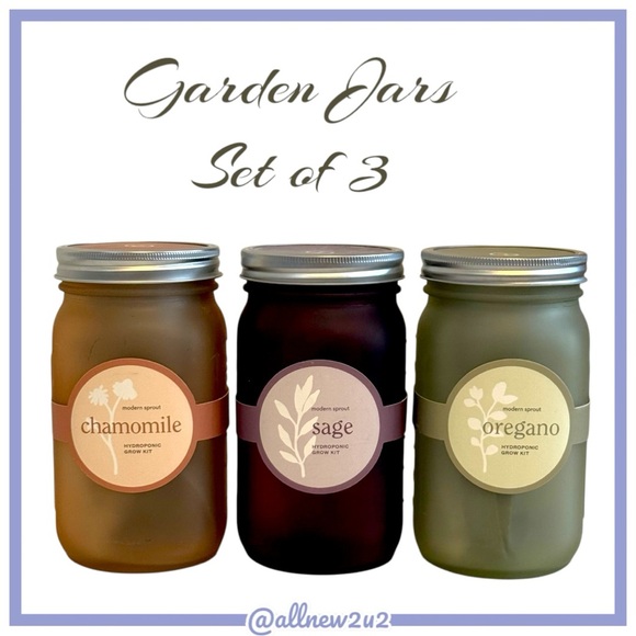 Set of 3 Herb Garden Jars Host Pick - Picture 2 of 16